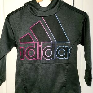 Girls Adidas sweatshirt with hoodie